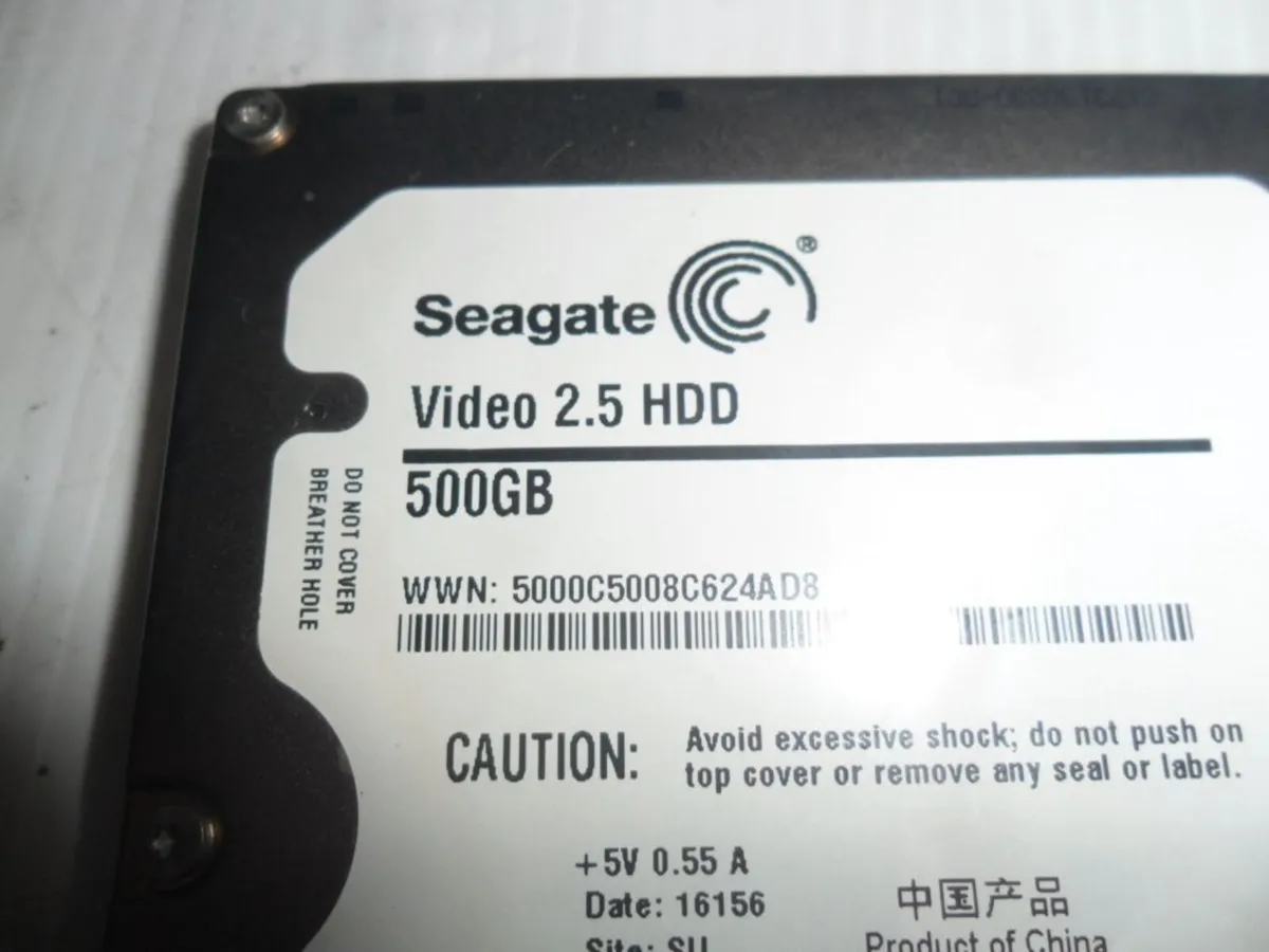 Seagate laptop HDD 500 GB - Image 1