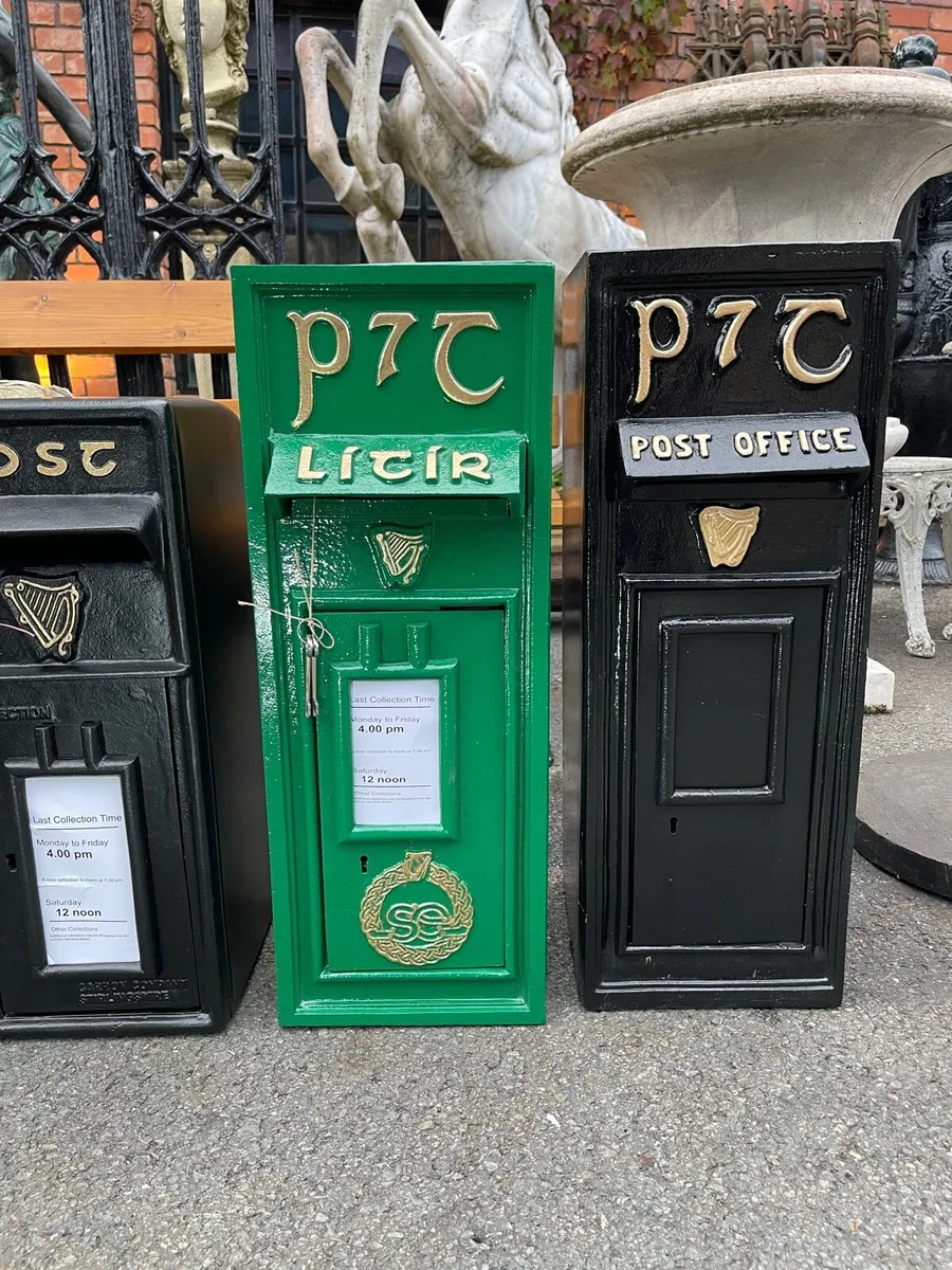 Irish post box building into wall - Image 3