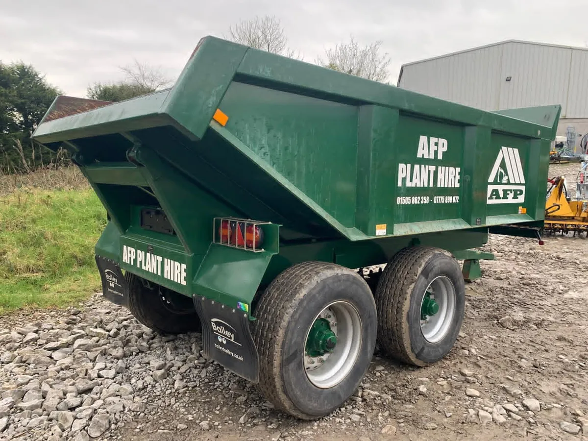 BAILEY 18T DUMP TRAILER, AS NEW - Image 3