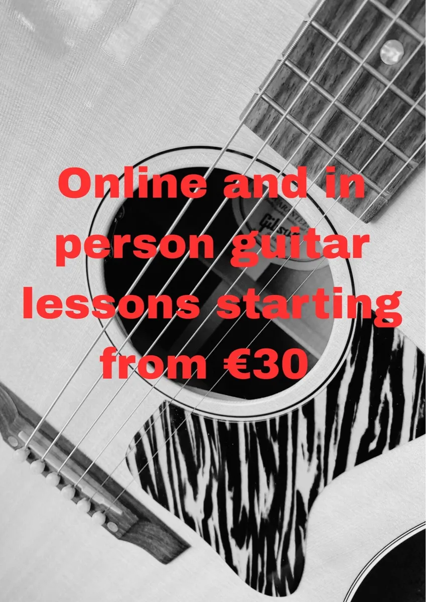 Online and in person guitar lessons