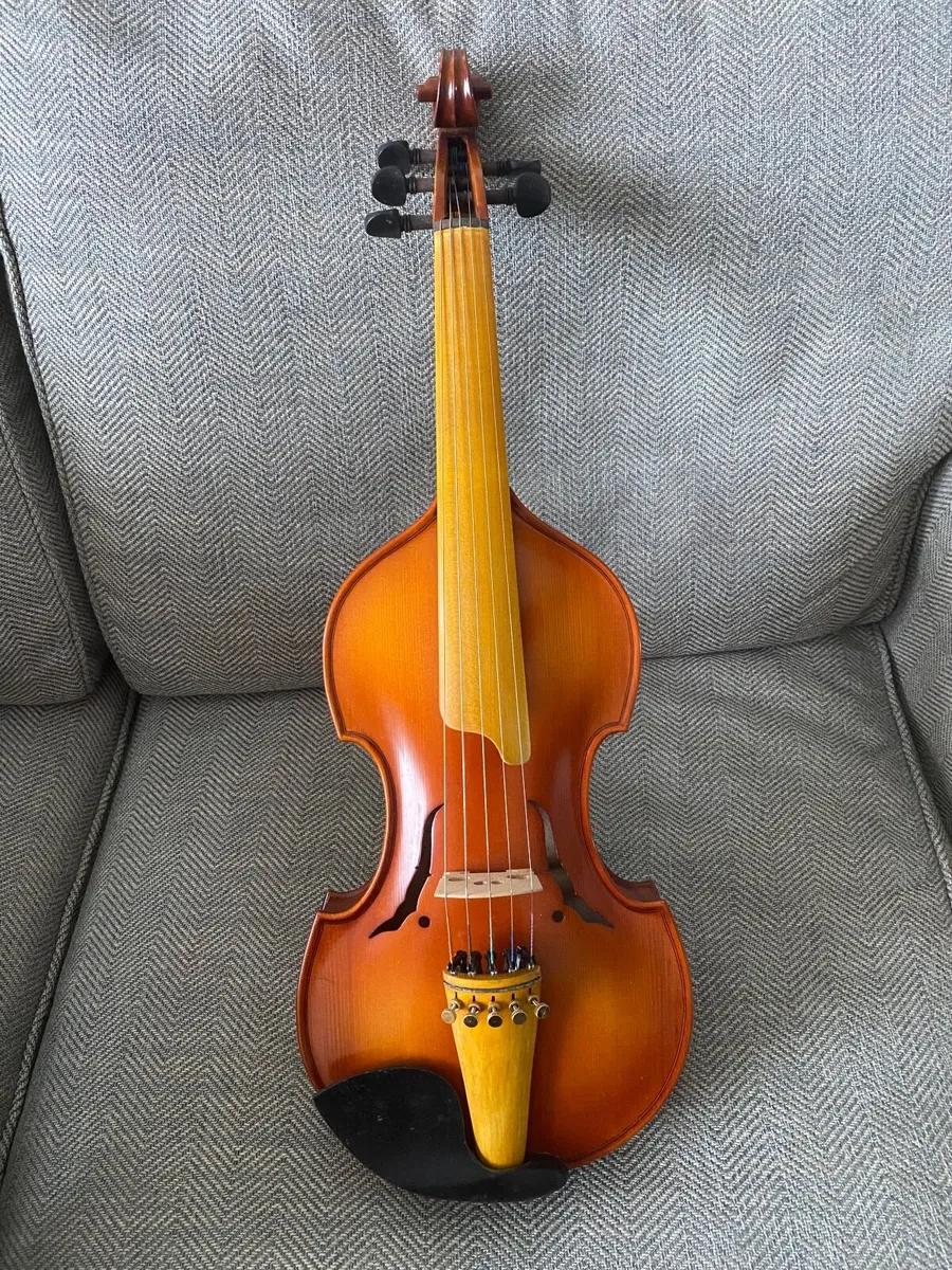 5 strings baroque style violin - Image 1