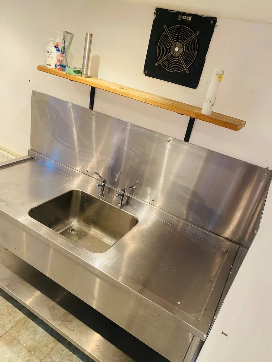 Stainless steel catering sink - Image 1