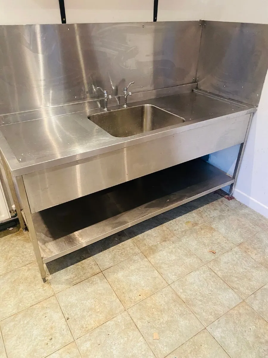 Stainless steel catering sink - Image 2