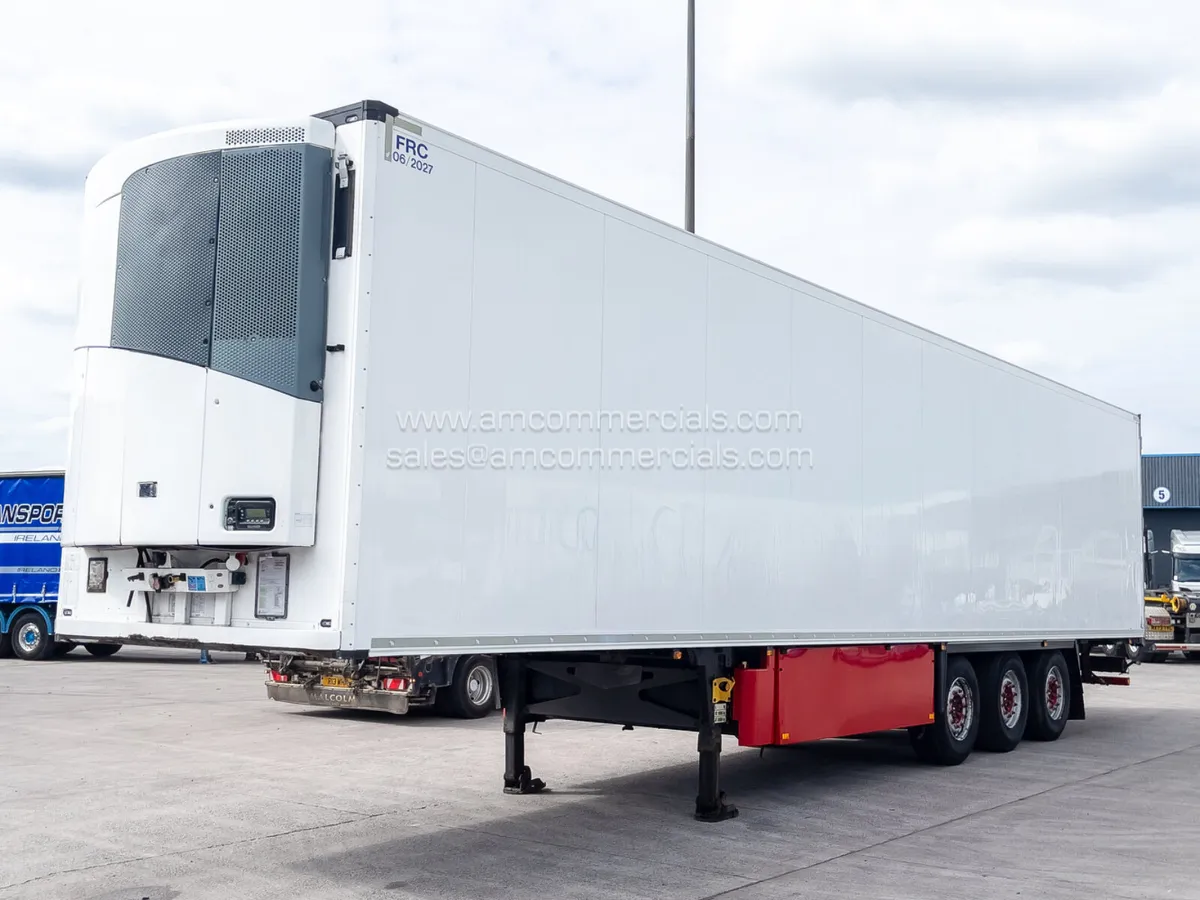 2016 SCHMITZ CARGOBULL MEAT RAILER FRIDGE TRAILER - Image 3