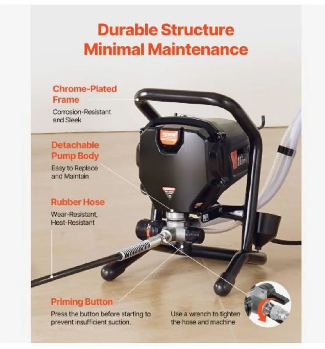 Stand Airless Paint Sprayer, 750W - Image 4