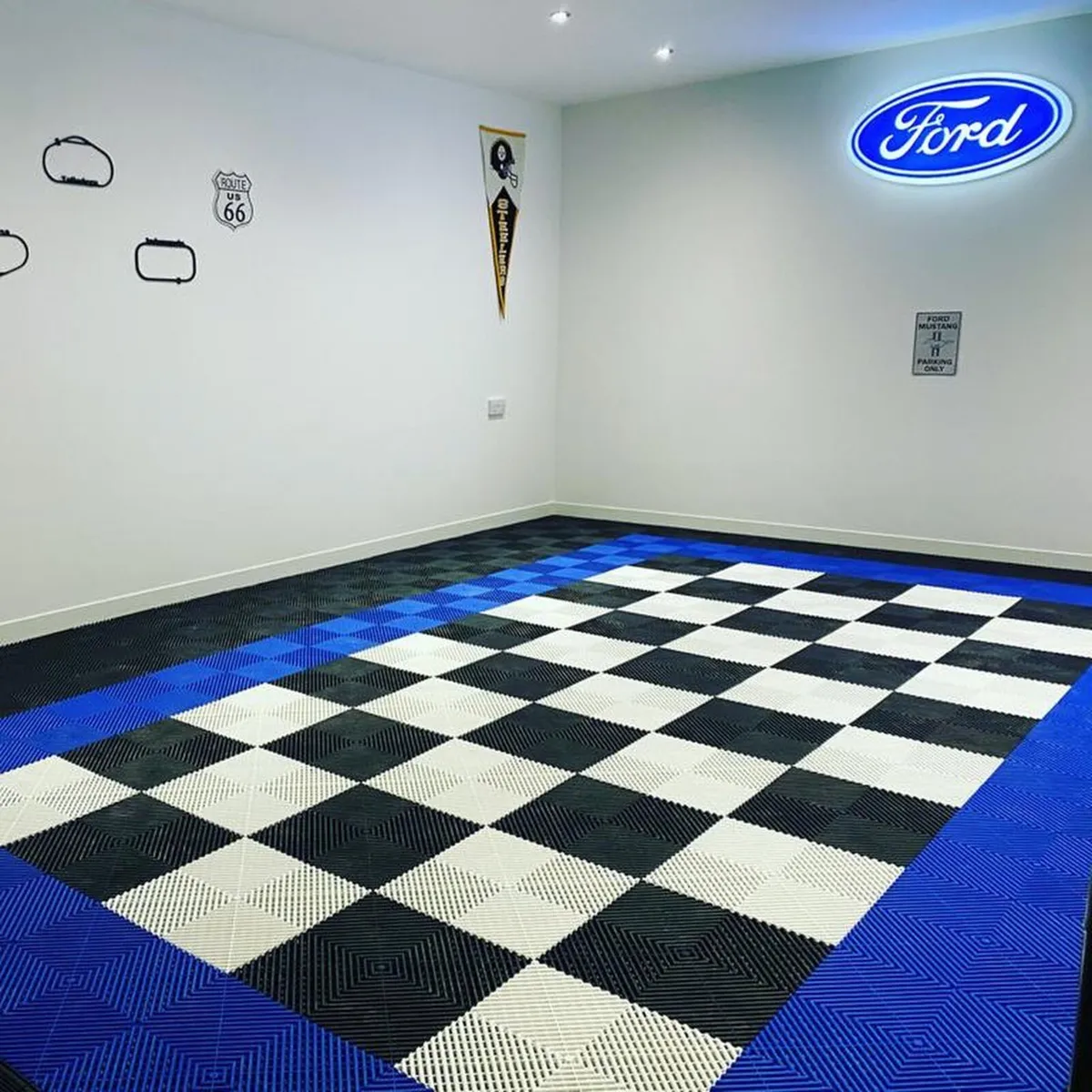 Tuff Tile Non-Slip  Floor Tiles Garage Shed Shop - Image 2