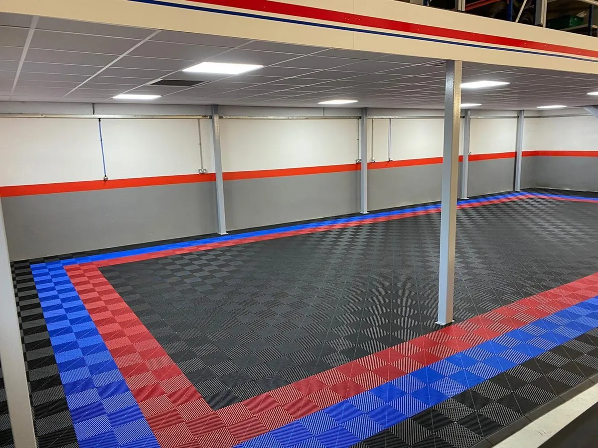 Tuff Tile Non-Slip  Floor Tiles Garage Shed Shop - Image 3