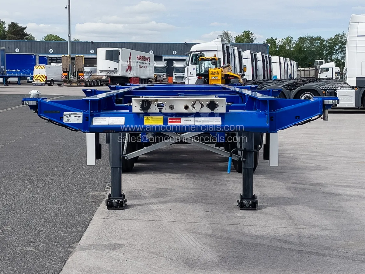 2022 KRONE SLIDING SKELETAL TRAILER - Image 2