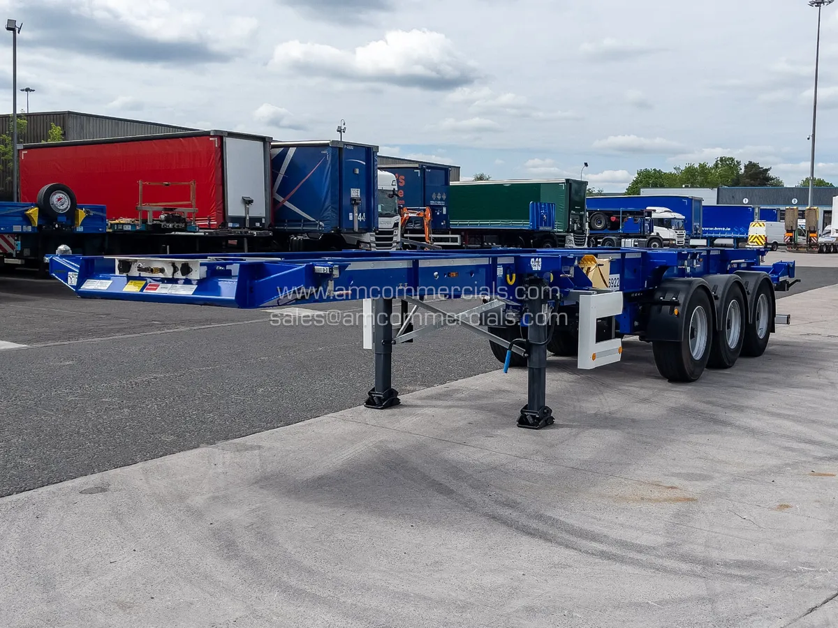 2022 KRONE SLIDING SKELETAL TRAILER - Image 3