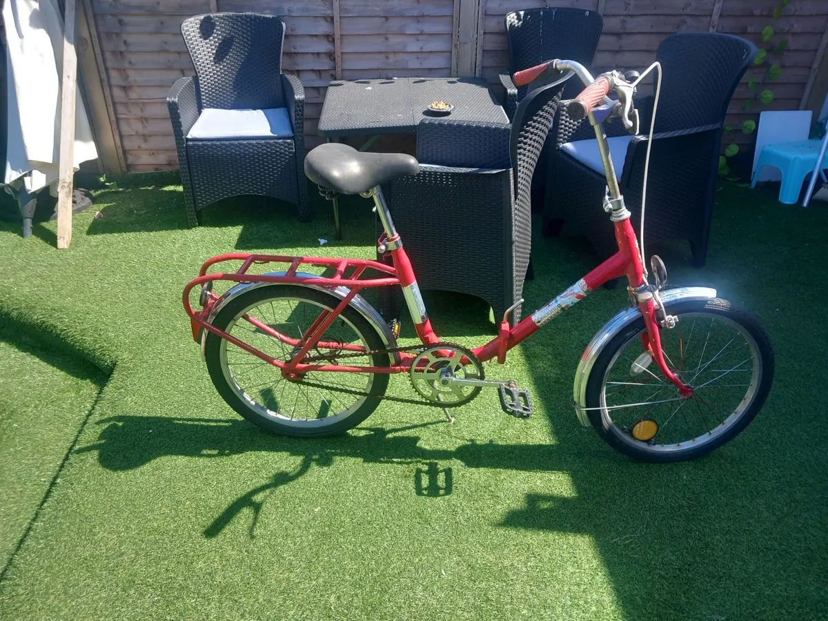 vintage folding bike - Image 2