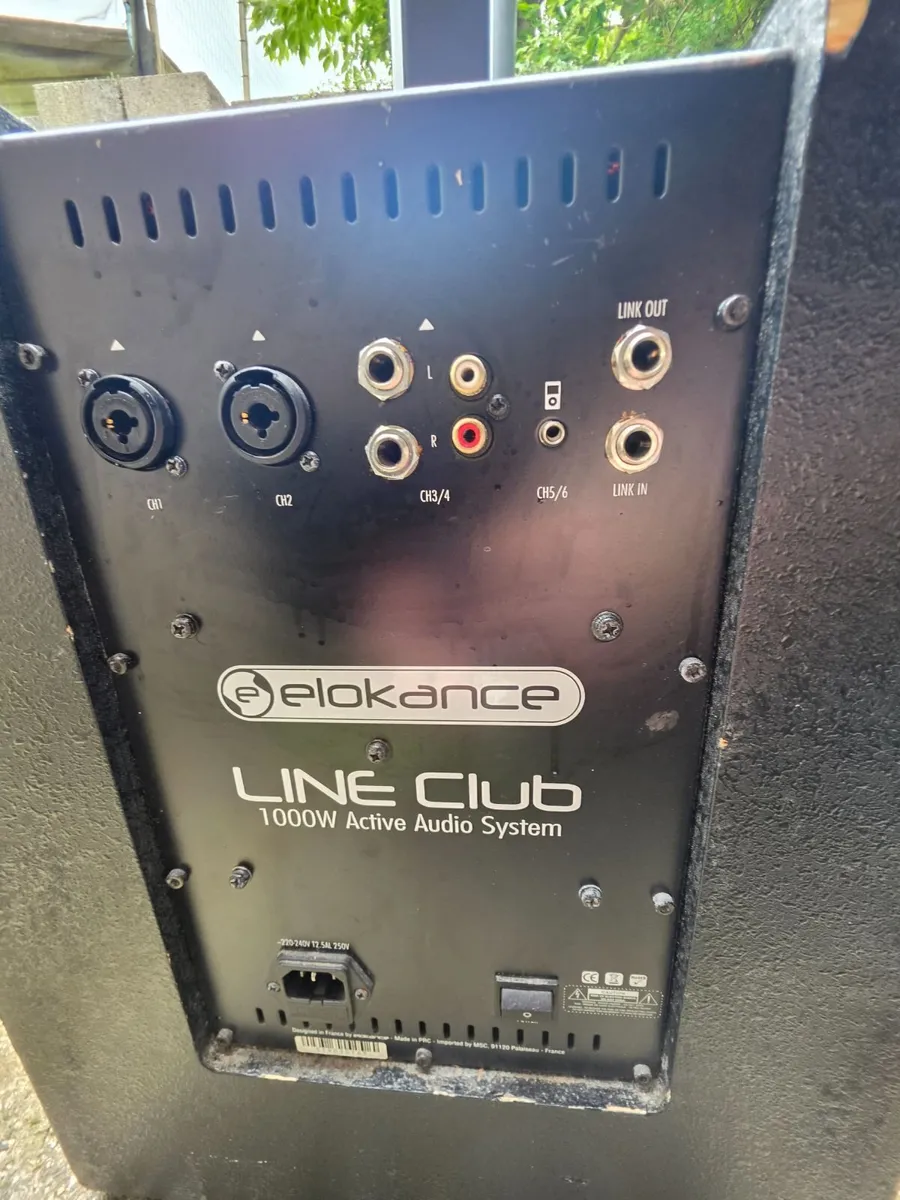 4 x Pro column speakers 1kw - Image 2