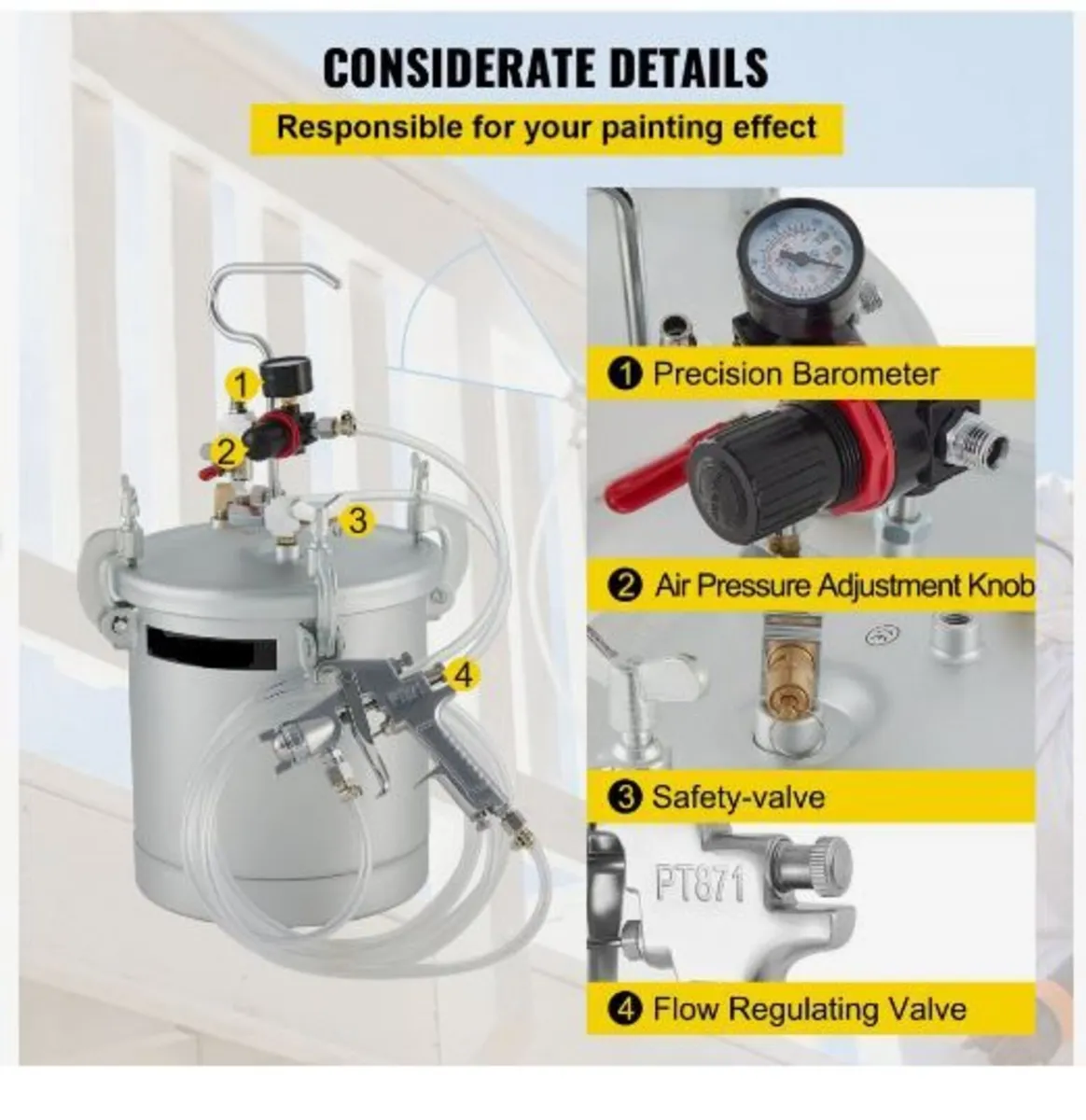 Commercial Paint Pressure Tank - Image 4