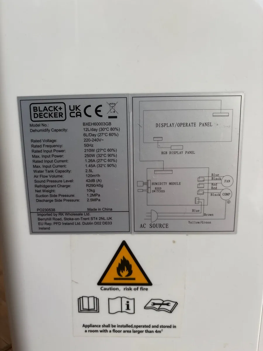 Dehumidifier 12L – Excellent Condition - Image 2