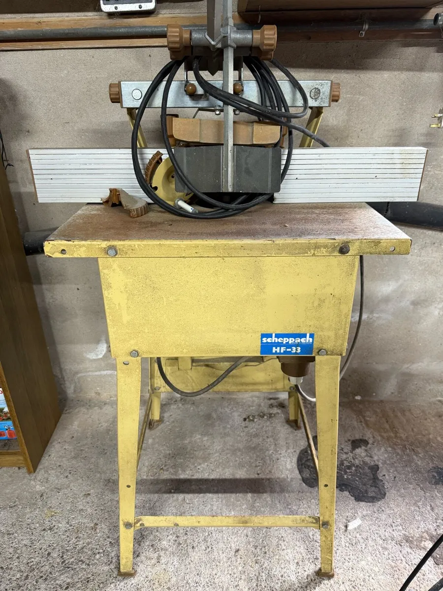 Scheppach HF-33 spindle moulder / router table - Image 1