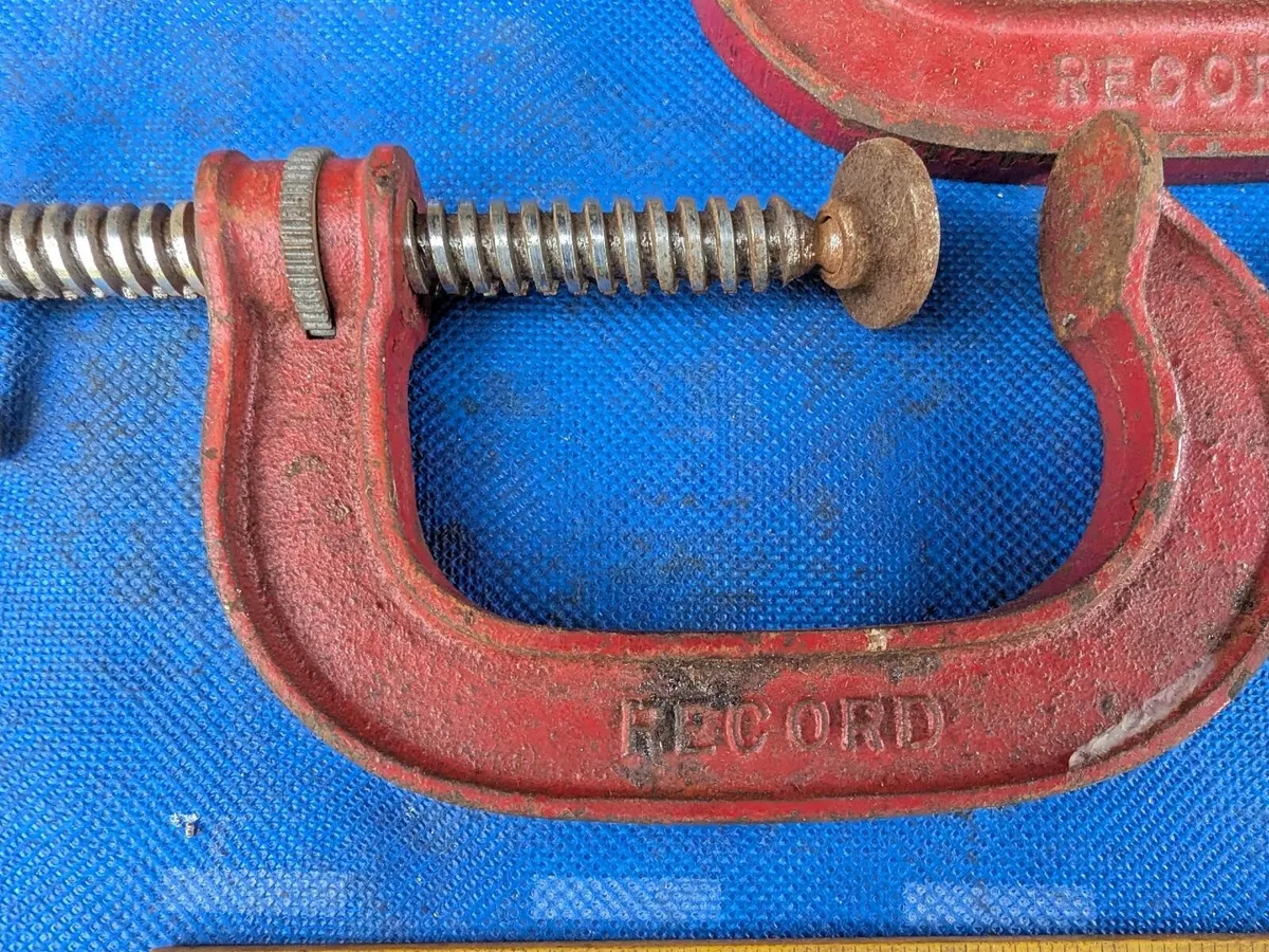 3 Record  4" G Clamps - Image 3