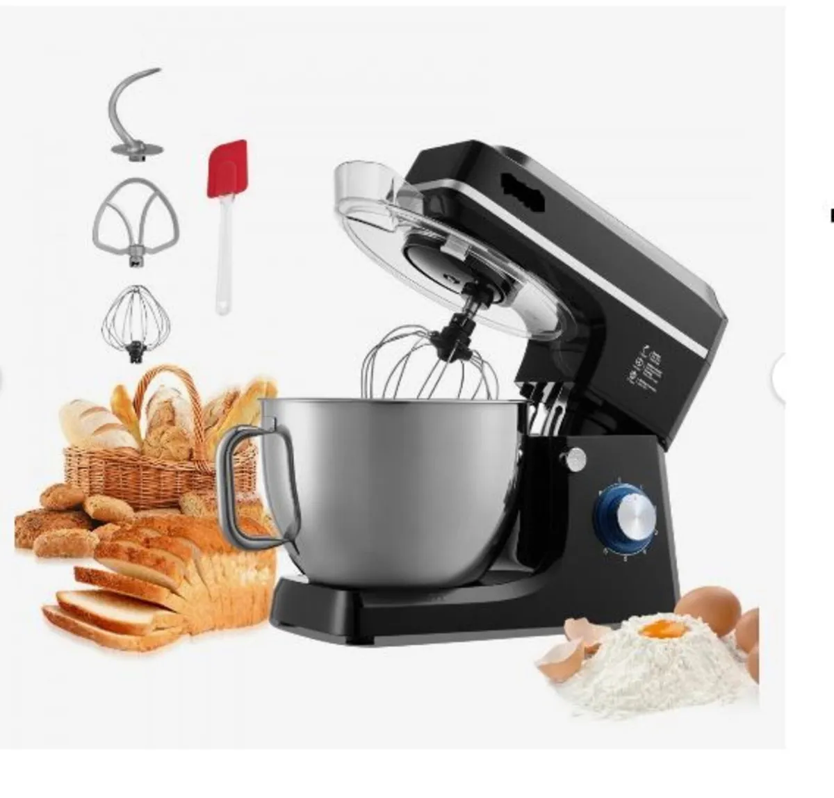 Stand Mixer, 8.3QT Dough Mixer, 1400W - Image 2