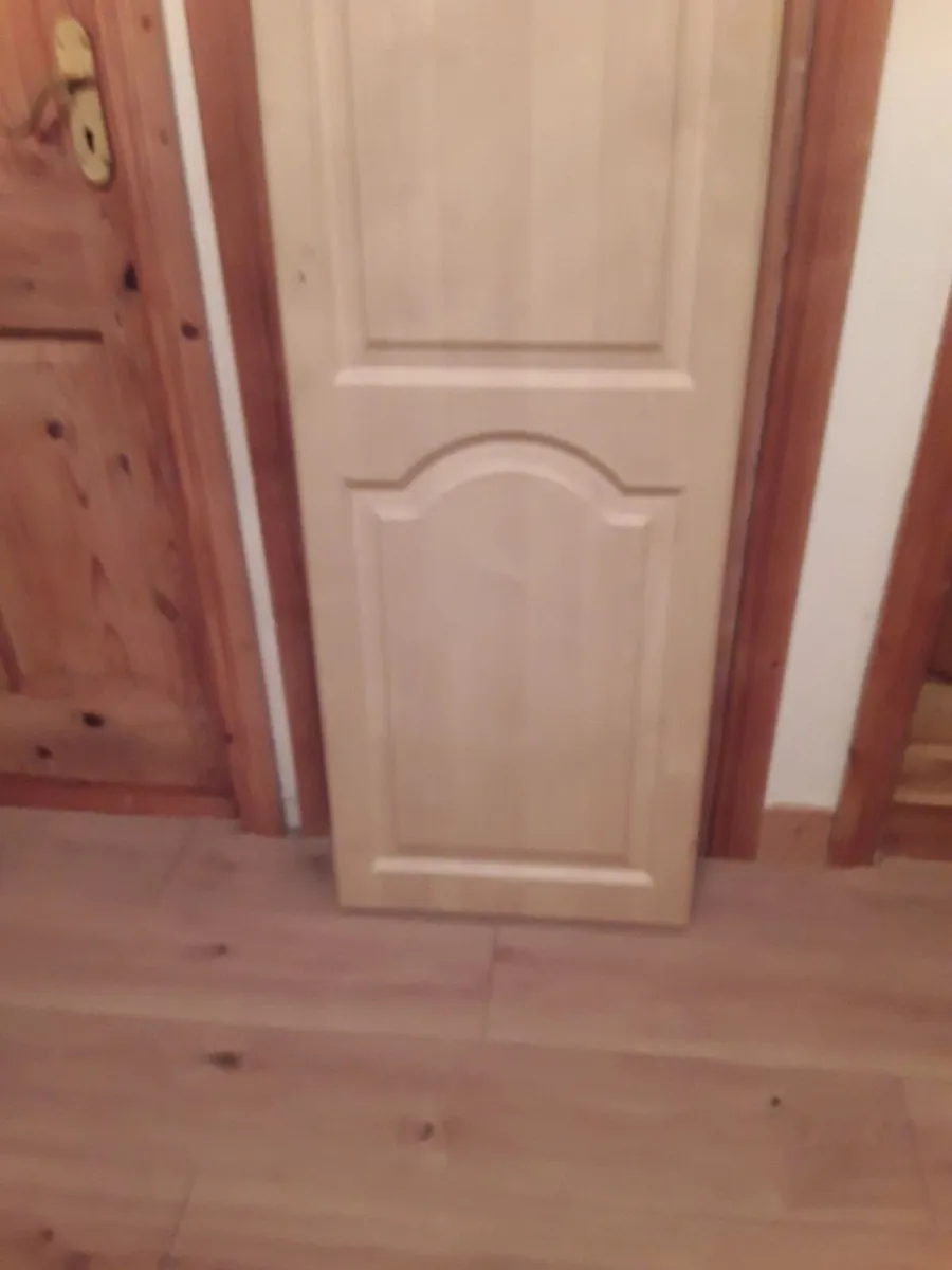 Beach coloured long cloak room door - Image 1