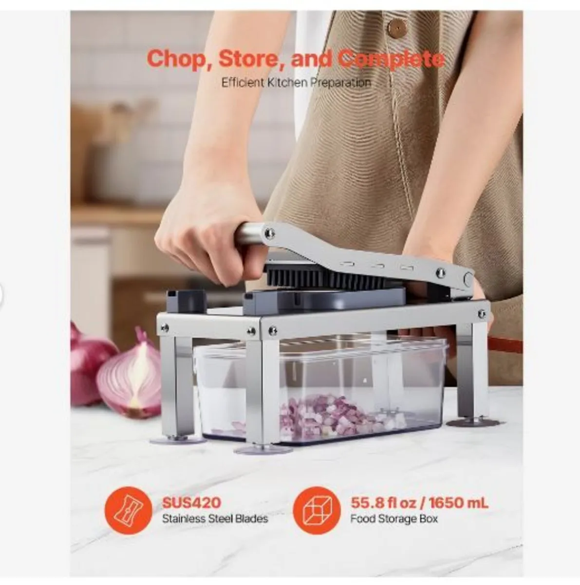 Vegetable Chopper Mandoline Slicer - Image 2