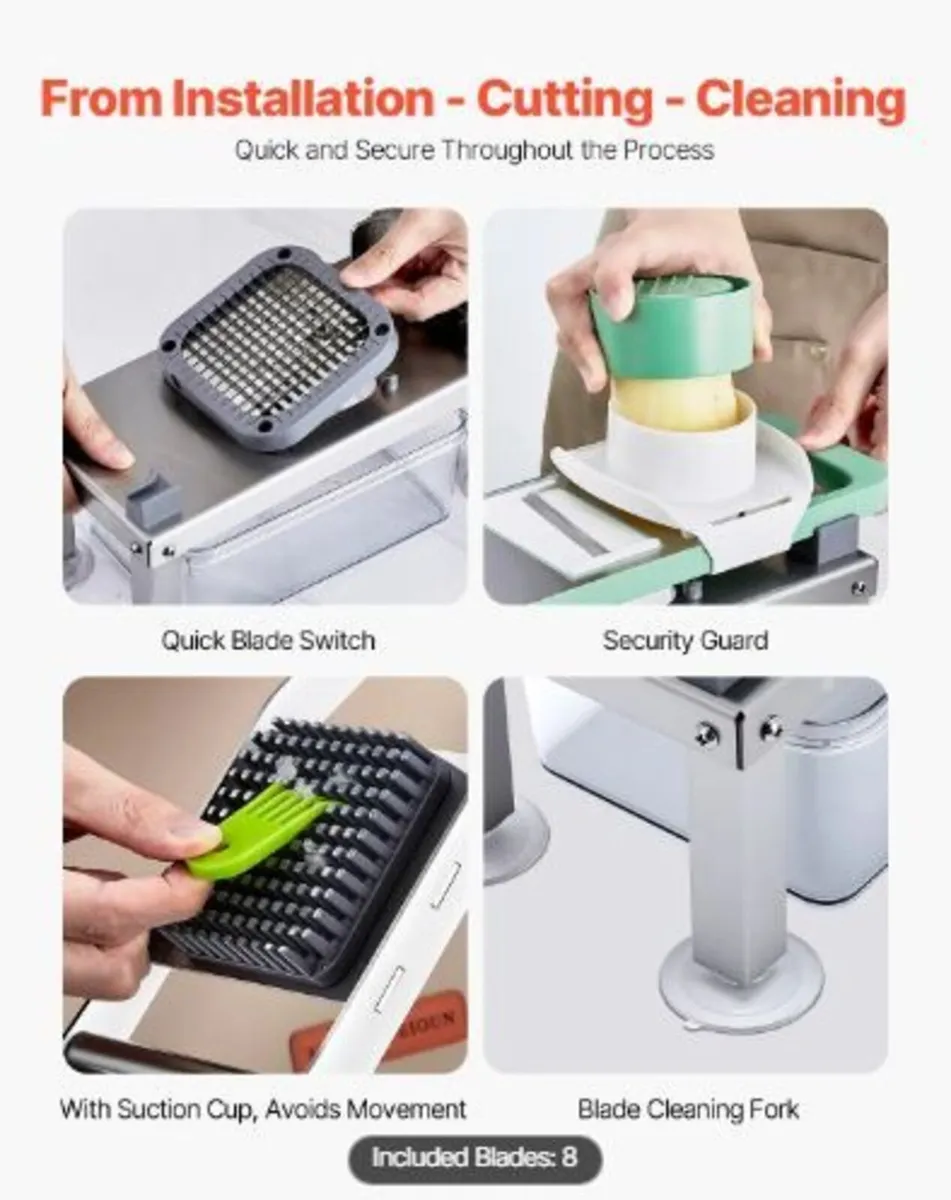 Vegetable Chopper Mandoline Slicer - Image 4