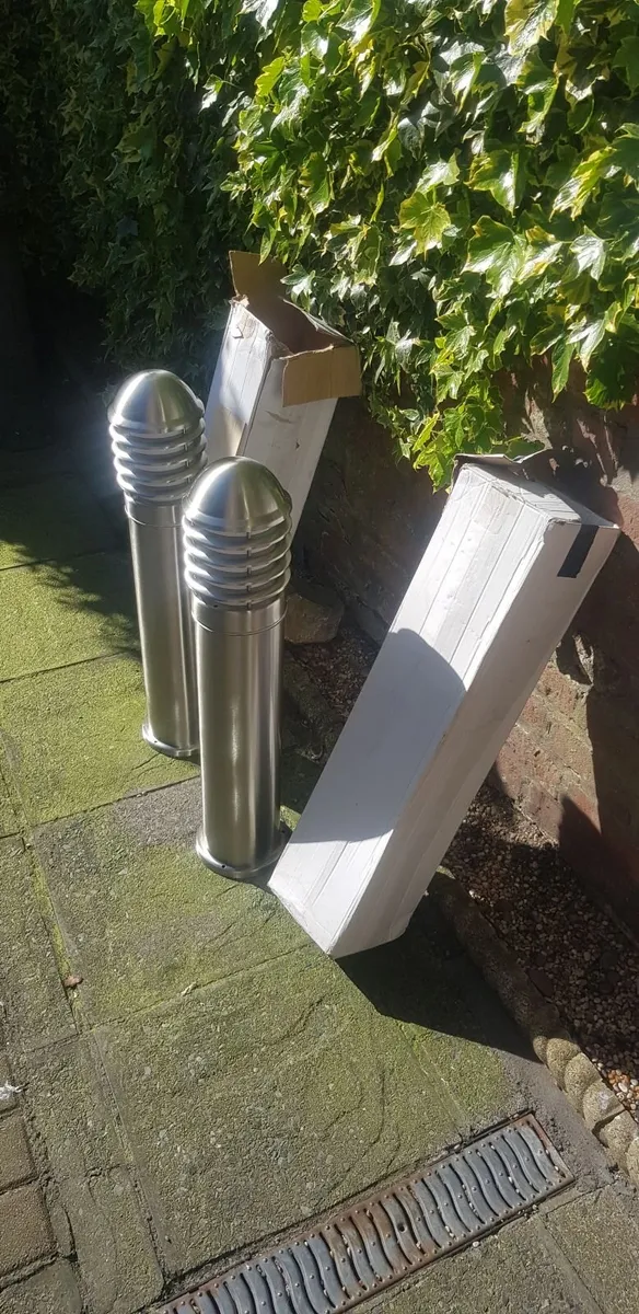 2 outdoor patio light bollards - Image 4