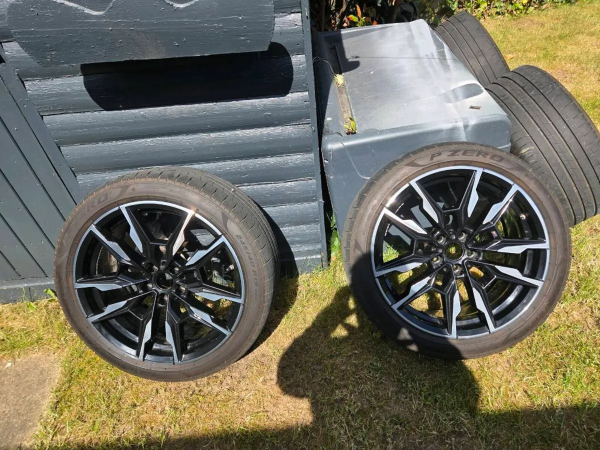 BMW i4 19 inch alloys and tyres - Image 1