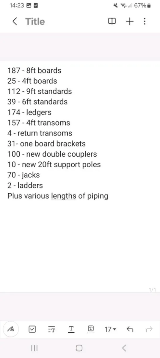 Scaffolding for sale - Image 2