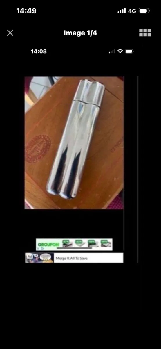 Metal Chamaco Dual cigar holder - Image 1
