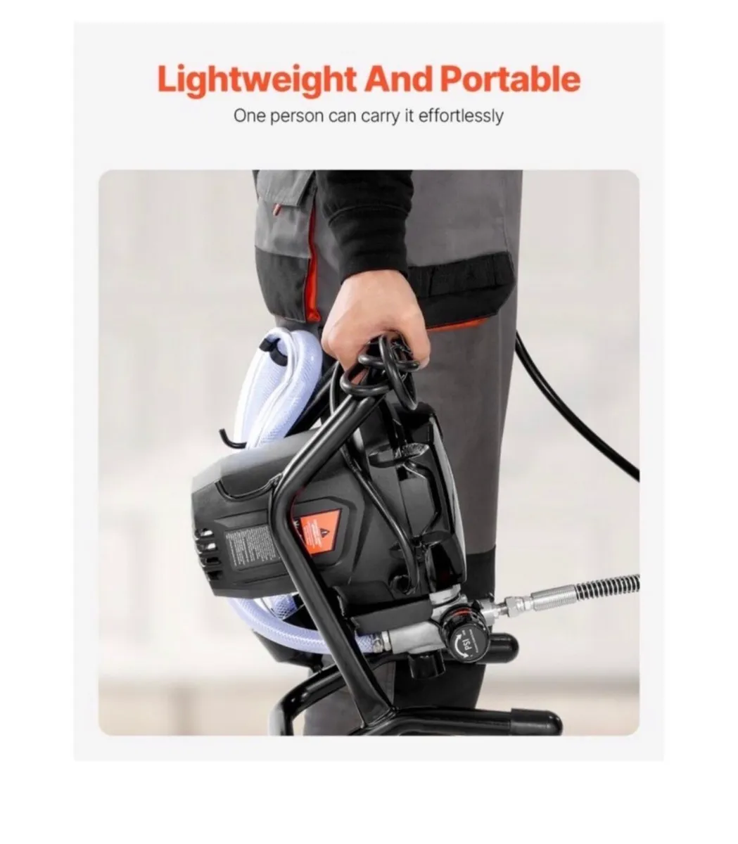 New Airless Paint Sprayer, 750W 3000PSI best ! - Image 4