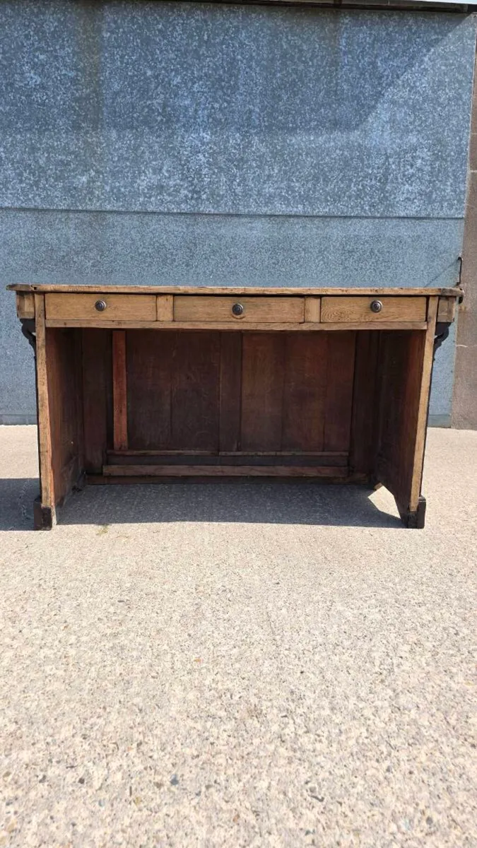 Antique French shop counter with drawers - Image 2