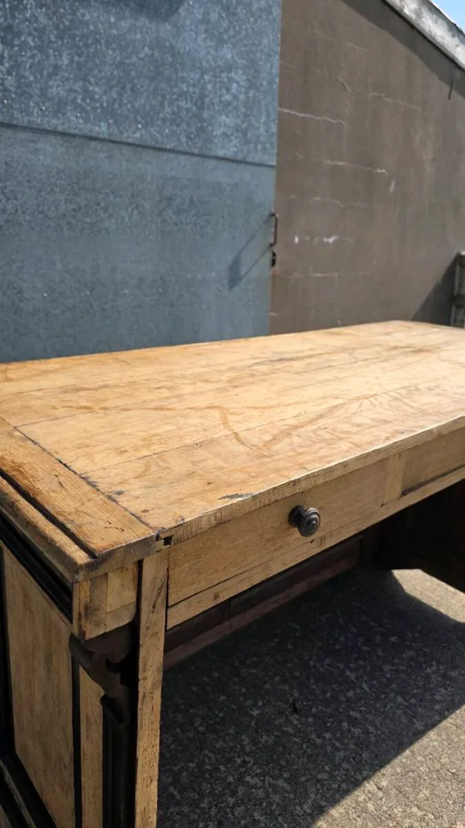 Antique French shop counter with drawers - Image 4