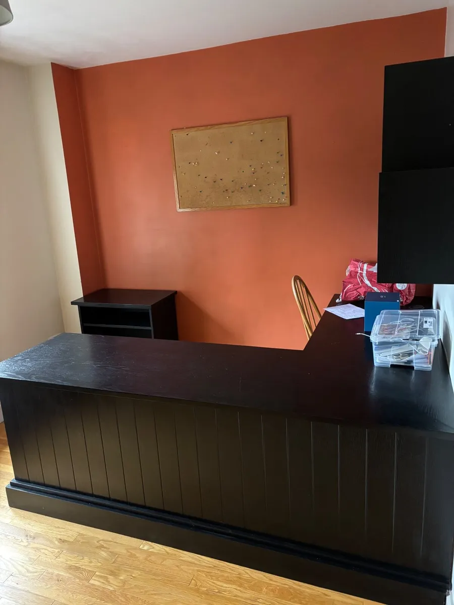 Office Desk & Cabinet - Image 1