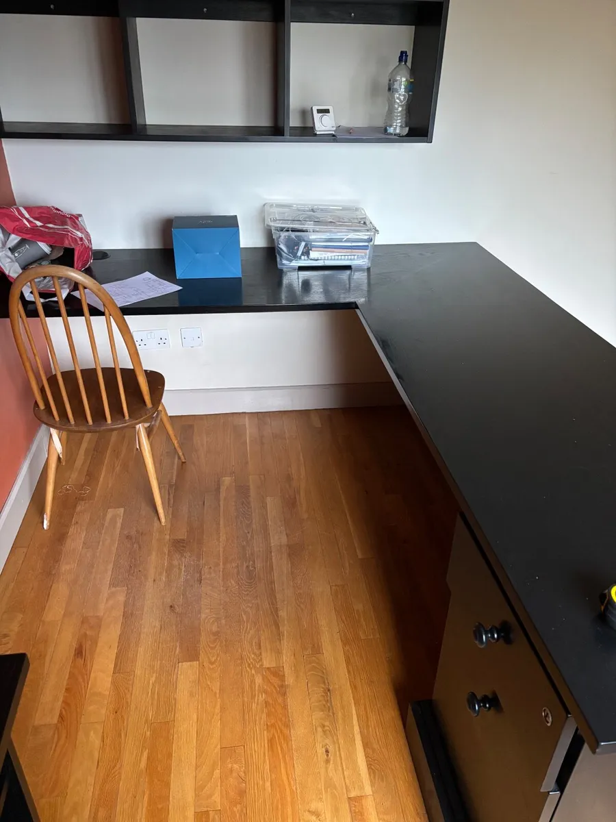 Office Desk & Cabinet - Image 3