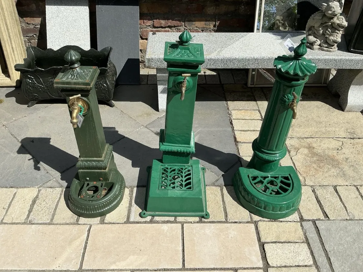 Cast Iron Water Feature with Tap - Image 3