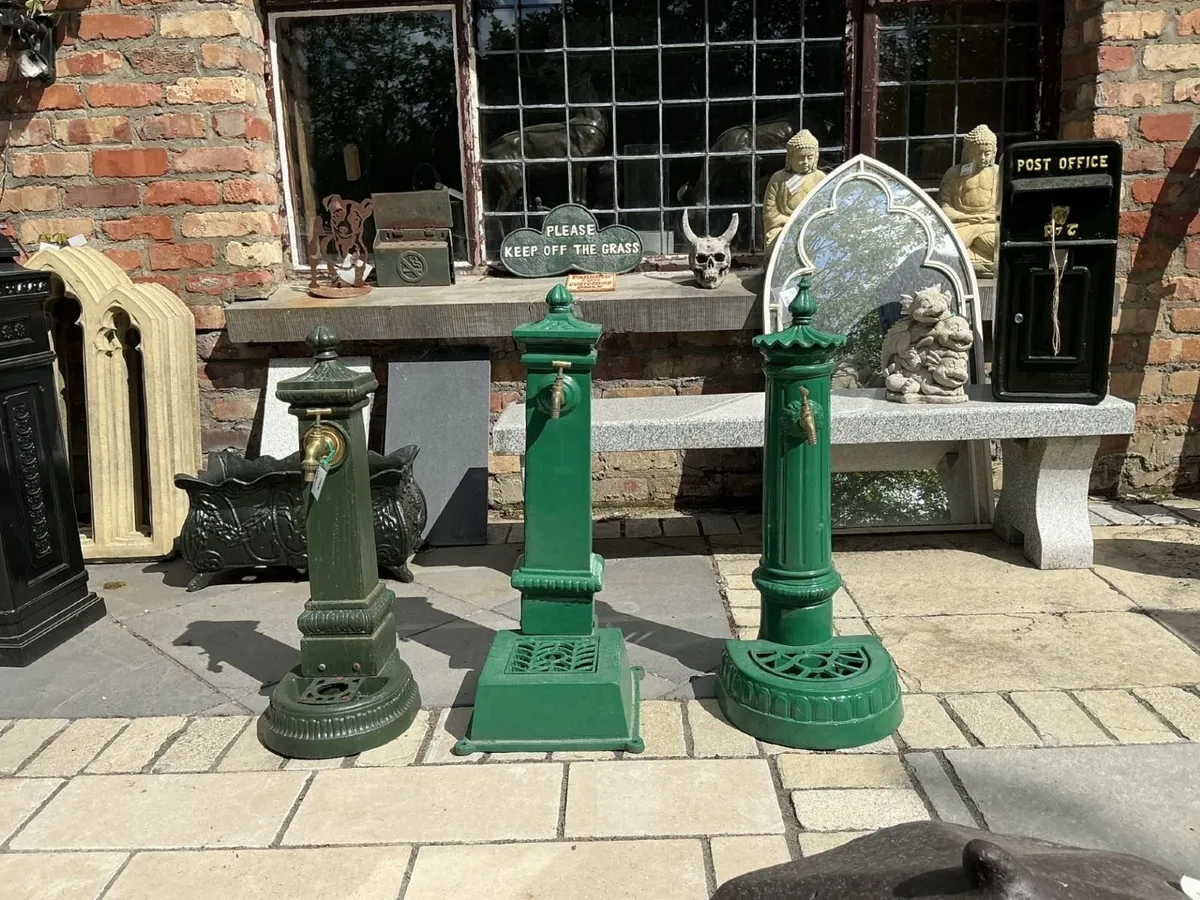 Cast Iron Water Feature with Tap - Image 1