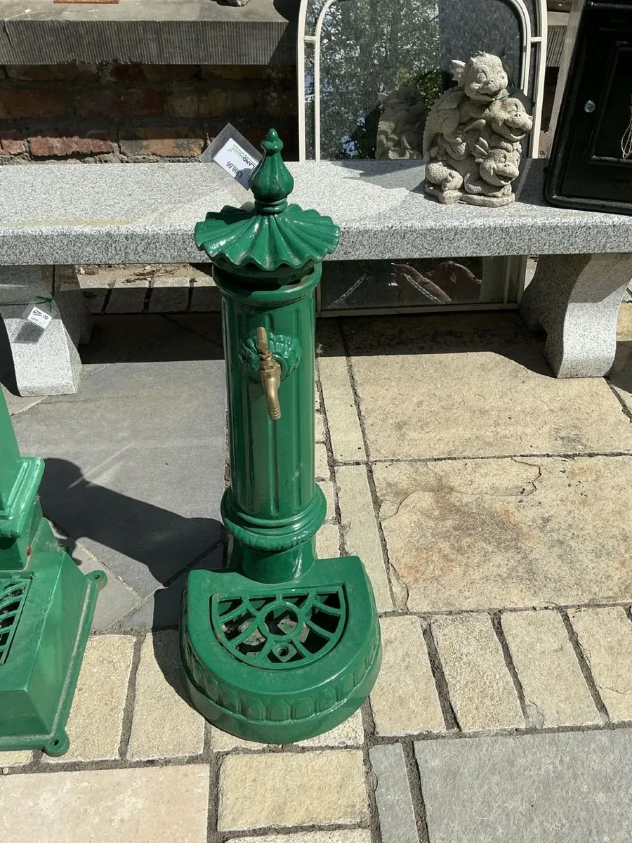 Cast Iron Water Feature with Tap - Image 4