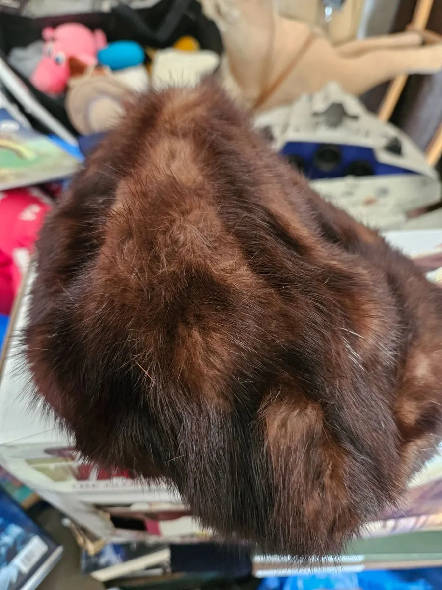 Vintage Fur Hat - Image 1