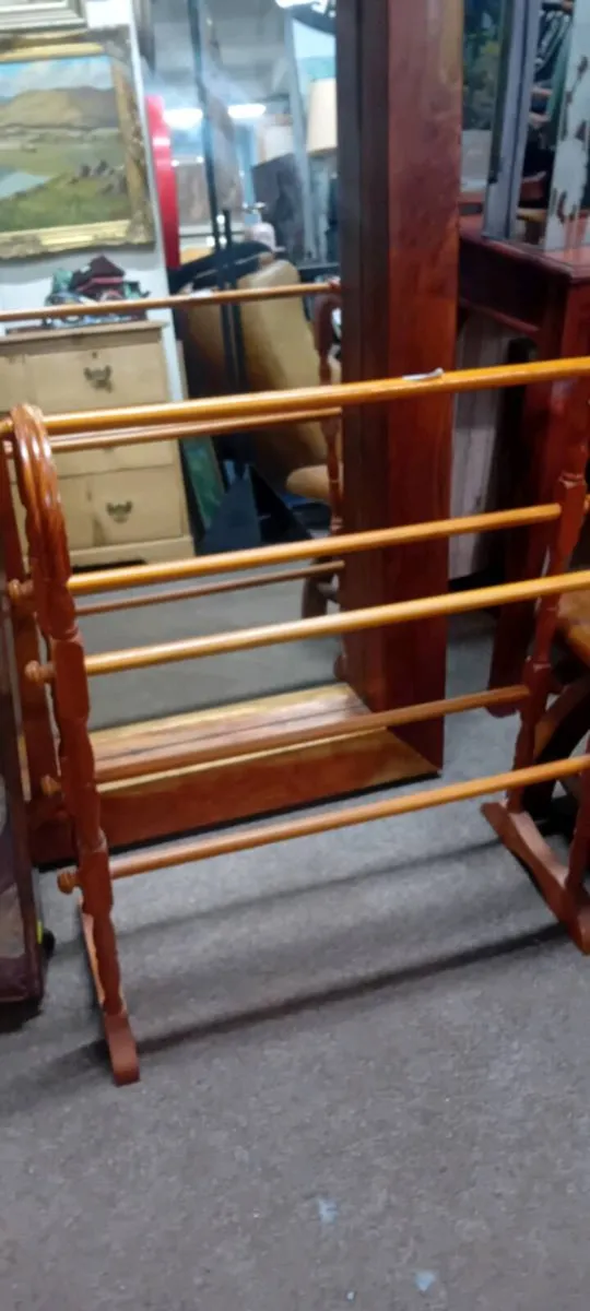Decorative Wooden Towel Rail