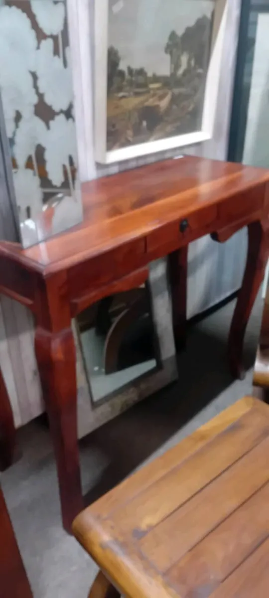 Modern Hardwood Console Table