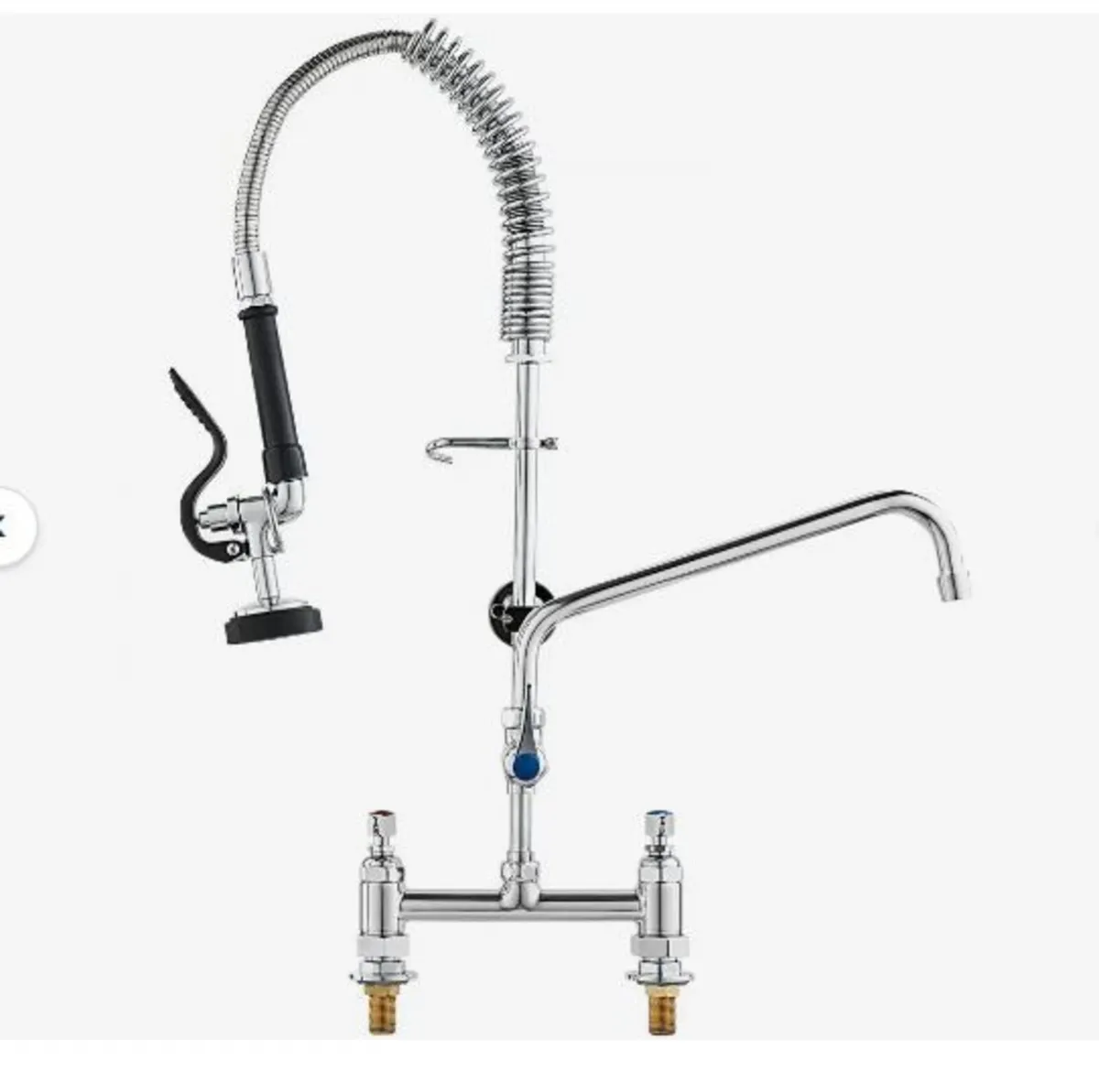 Commercial Faucet with Pre-Rinse Sprayer, 26" - Image 3