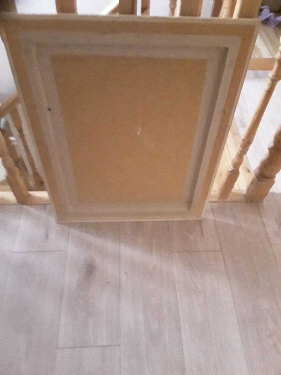 Large beautiful rivet mirror cream rivet frame - Image 4