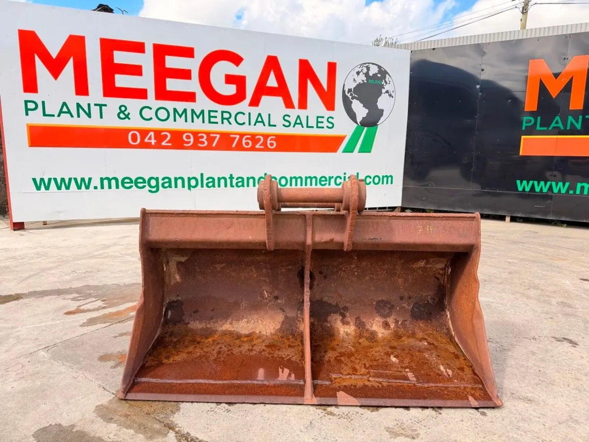90mm / 80mm GEITH  grading bucket 7 ft ....BB3 - Image 3