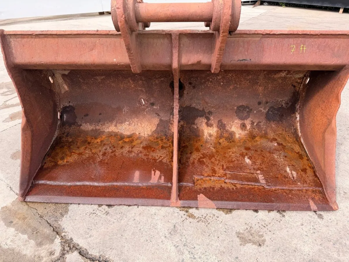 90mm / 80mm GEITH  grading bucket 7 ft ....BB3 - Image 4