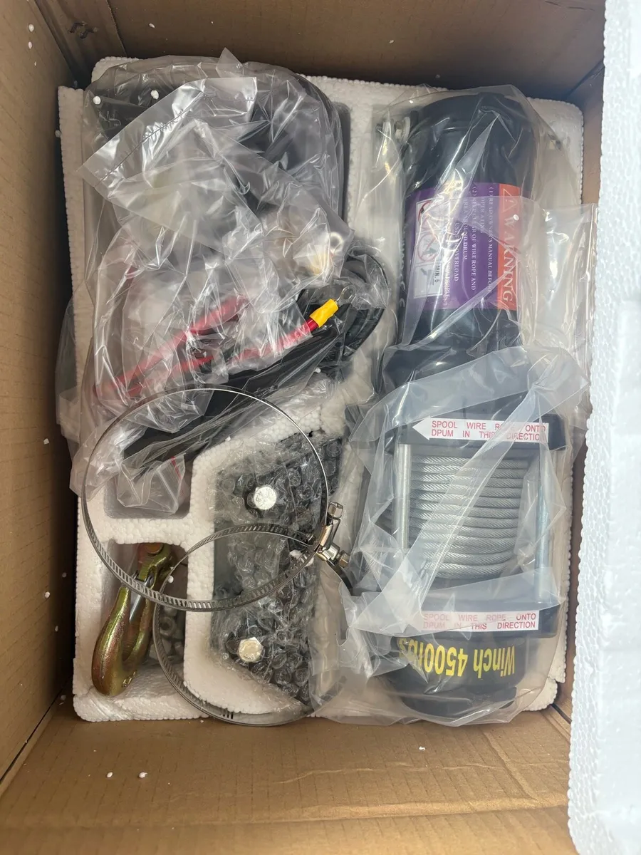 New 2 tone winch for quad trailer etc - Image 1