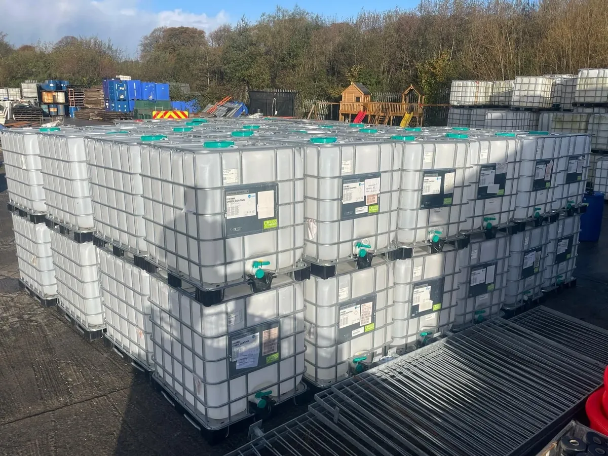 FOOD GRADE 1000L IBC TANKS - Image 1
