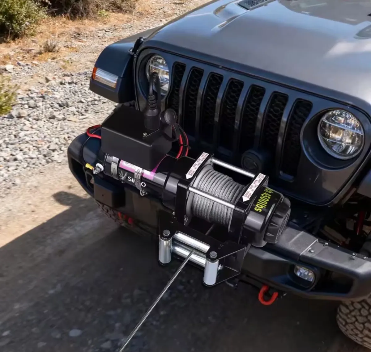 New 2 tone winch for quad trailer etc - Image 3