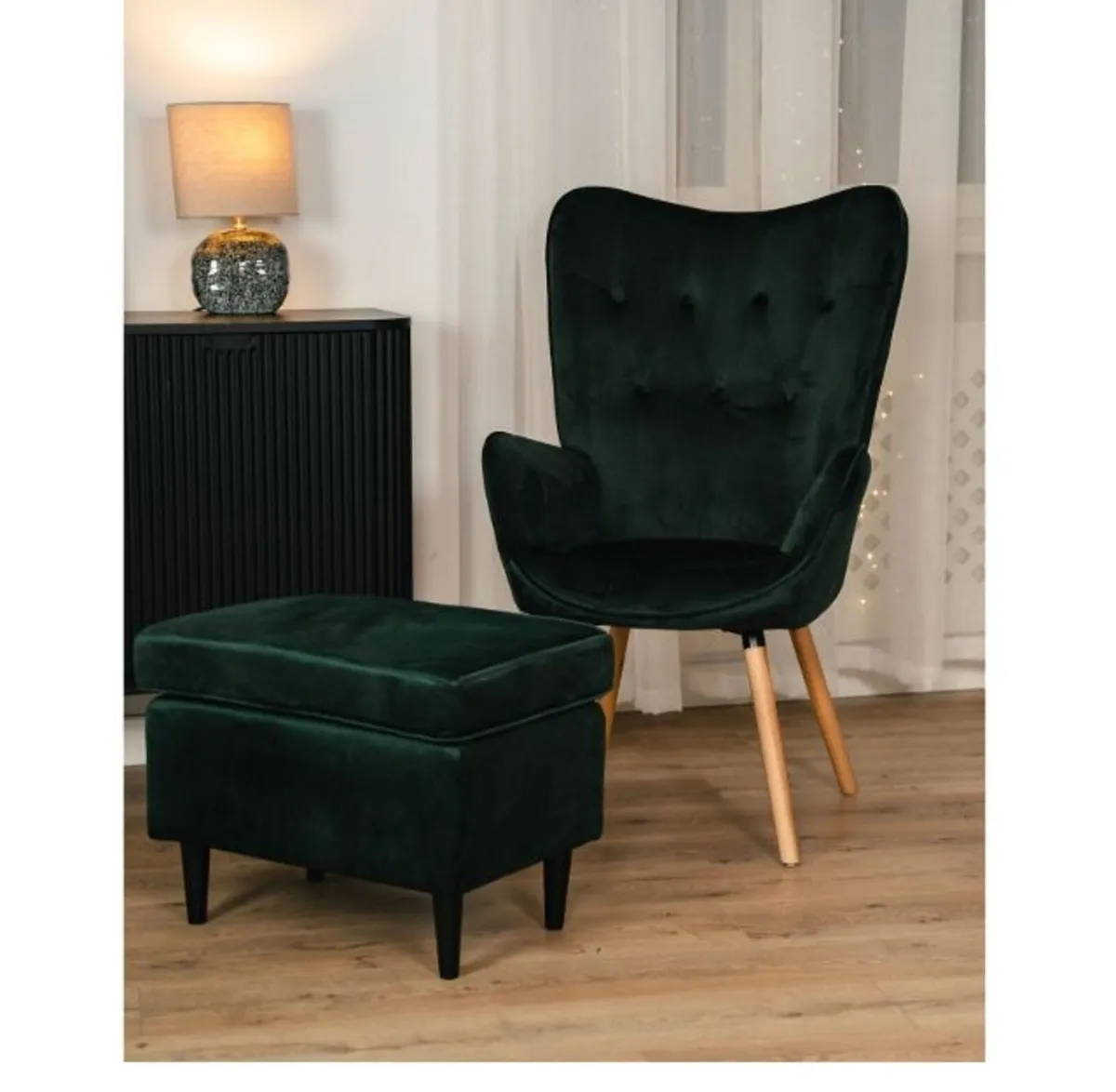 Velora Pouf – Elegant Comfort for Everyday Interio - Image 1
