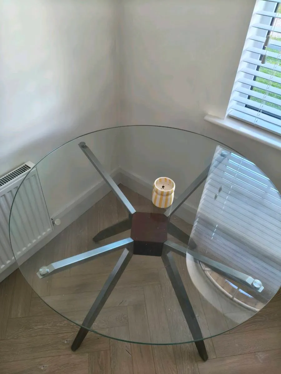 Glass Kitchen Table - Image 1