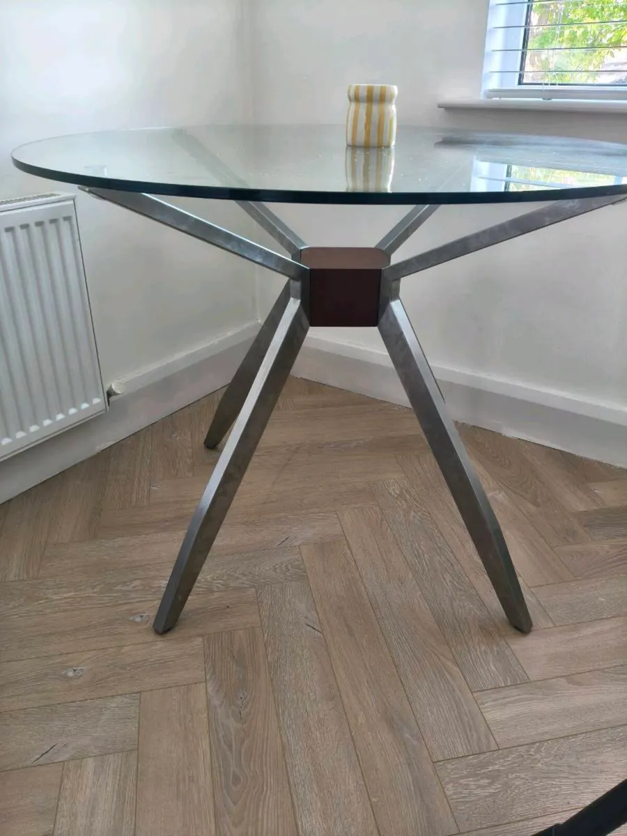Glass Kitchen Table - Image 2