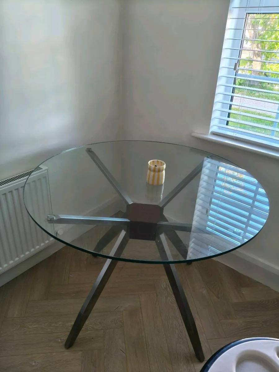 Glass Kitchen Table - Image 3