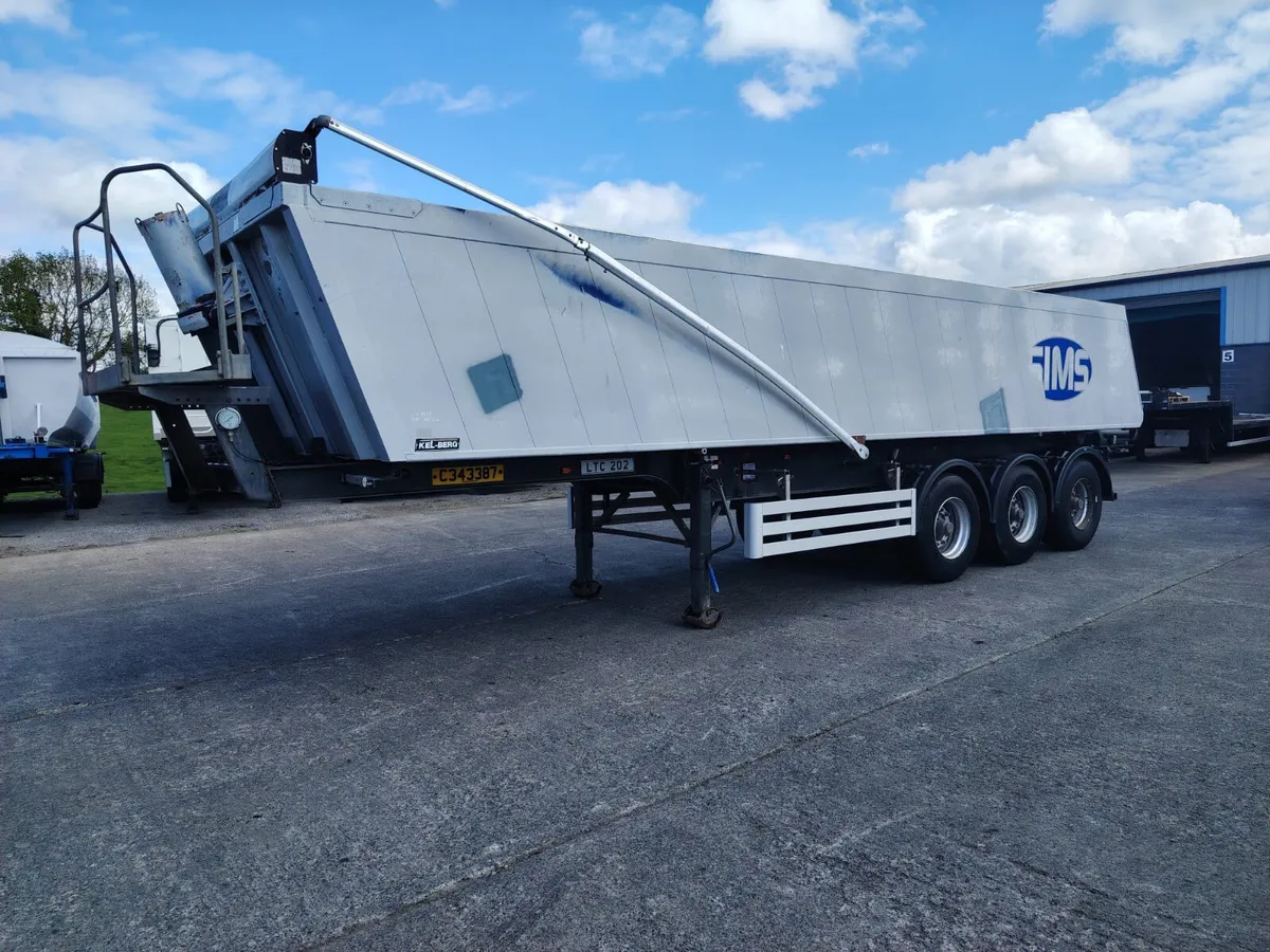 Kelburg alloy aggregate tipping trailer front Lift - Image 2